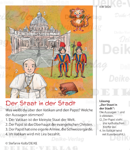Vatikan - Der fabelhafte Fridolin KW 3826