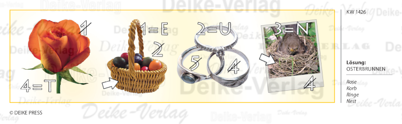 Osterbrunnen - Rebus KW 1426
