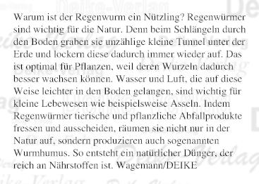 Warum ist der Regenwurm ein Nützling?