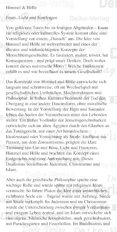 Himmel und Hölle