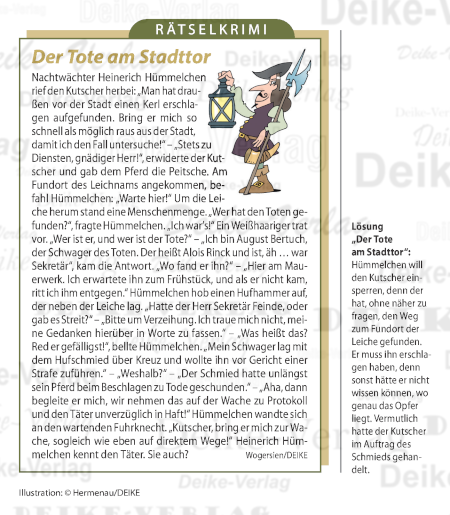 Der Tote am Stadttor (Heinerich Hümmelchen)