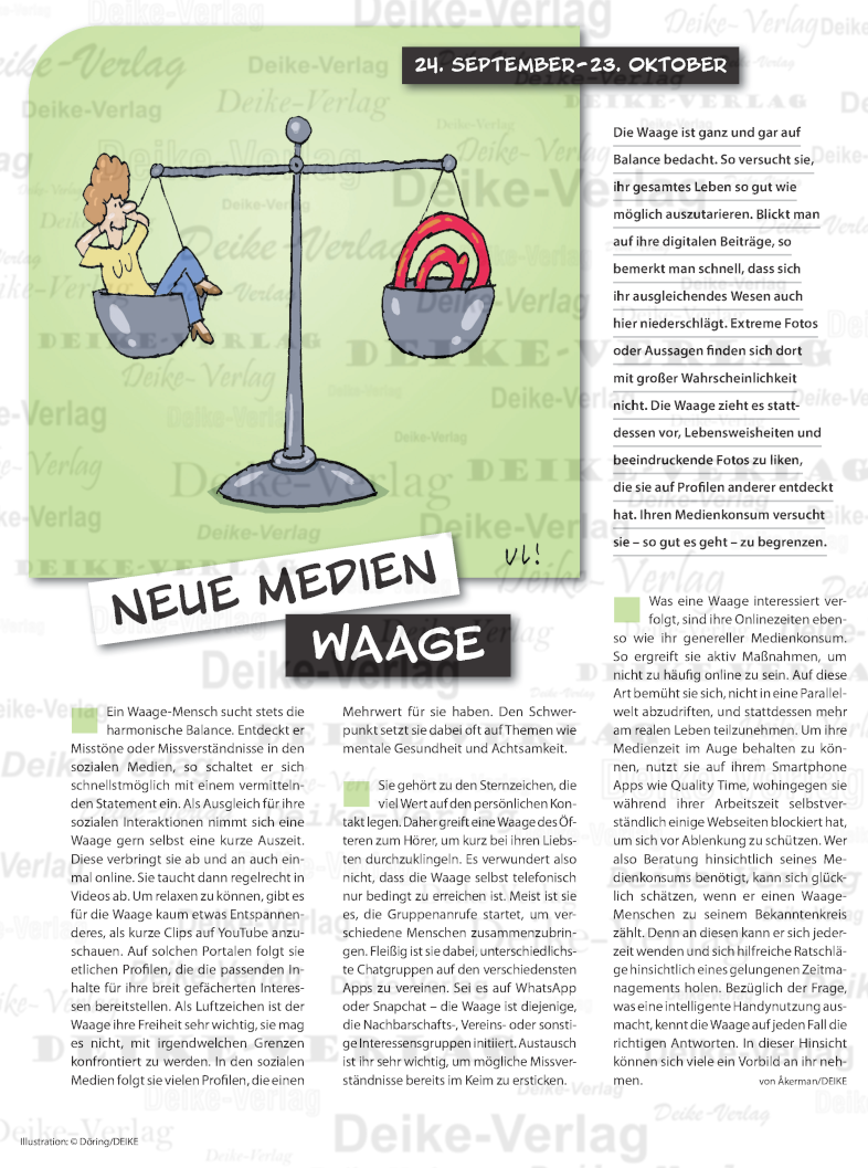 Sternzeichencharakteristiken: Waage (Musik)