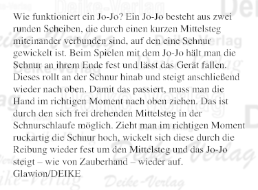 Wie funktioniert ein Jo-Jo?