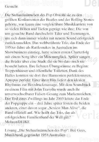 Bee Gees (Personenrätsel)