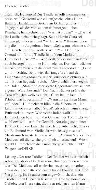 Der tote Trödler (Hümmelchen)