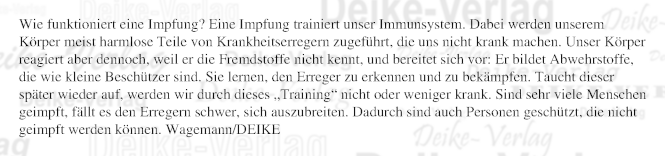 Wie funktioniert eine Impfung?