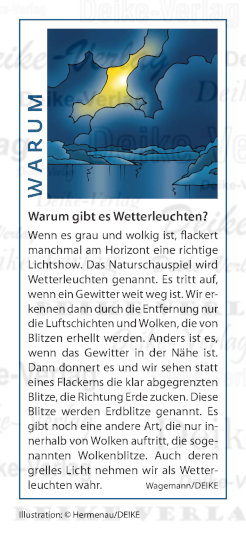 Warum gibt es Wetterleuchten?