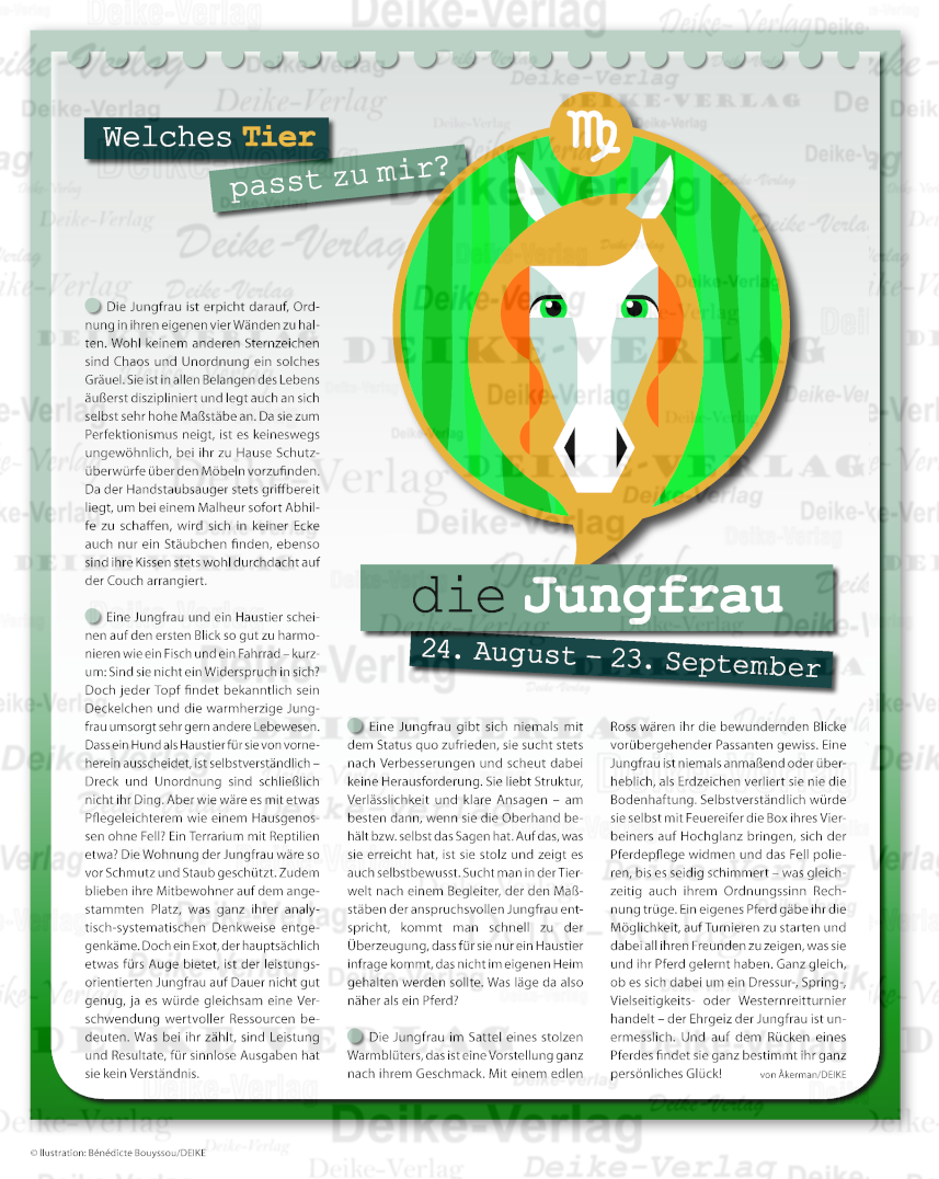 Sternzeichencharakteristiken: Die Jungfrau (Haustiere)
