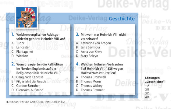 Heinrich VIII - Quiz