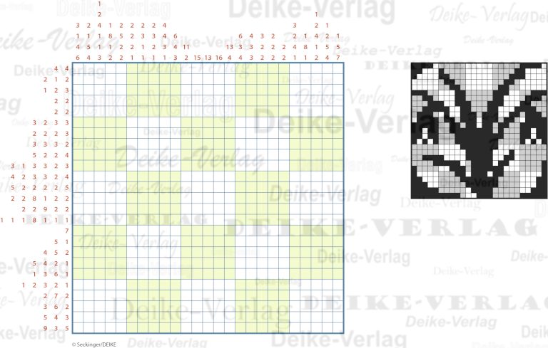 Märzenbecher - Nonogramm