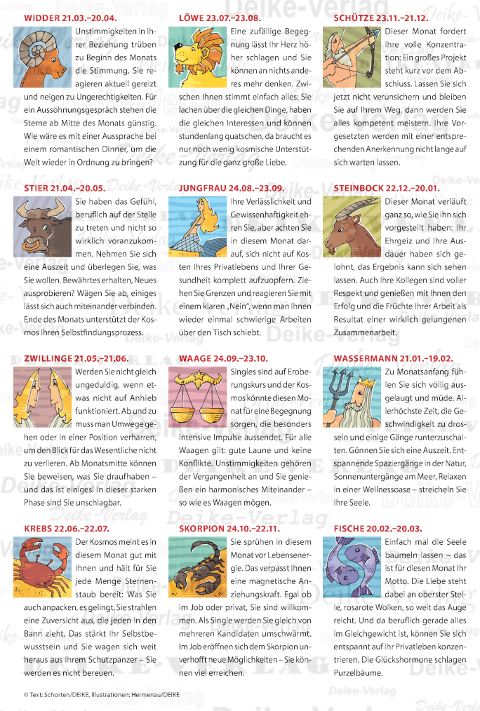 Monatshoroskop Mai 2025