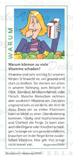 Warum können zu viele Vitamine schaden?