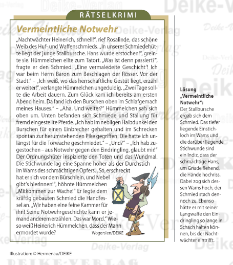 Vermeintliche Notwehr