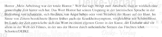 Horror