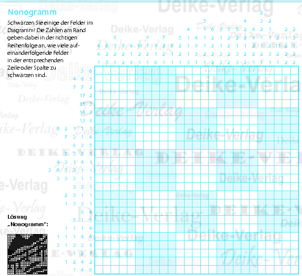 Skilift  - Nonogramm