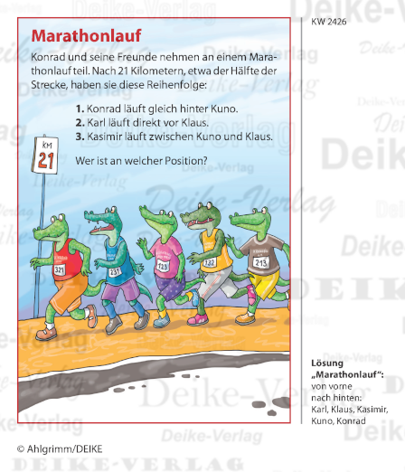 Marathon - Konrad das Krokodil KW 2426
