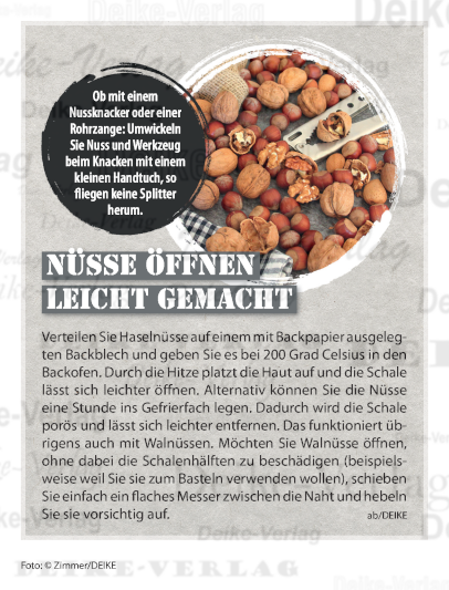 Nüsse öffnen leicht gemacht