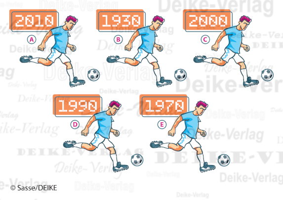 Fußballer - Logische Reihe