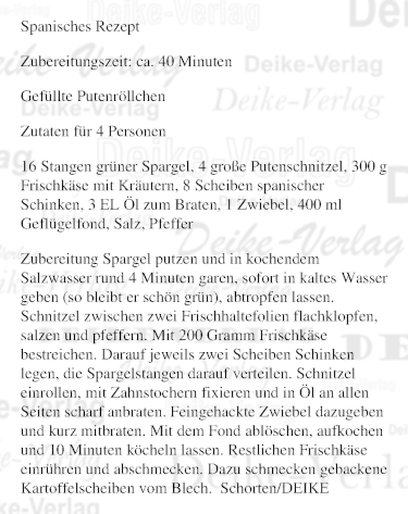 Gefüllte Putenröllchen