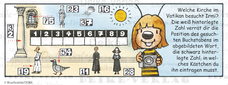 Petersdom - Irmi die Rätselbiene KW 2826