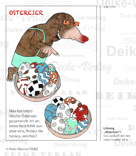 Osternester - Max der Maulwurf