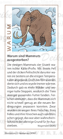 Warum sind Mammuts ausgestorben?