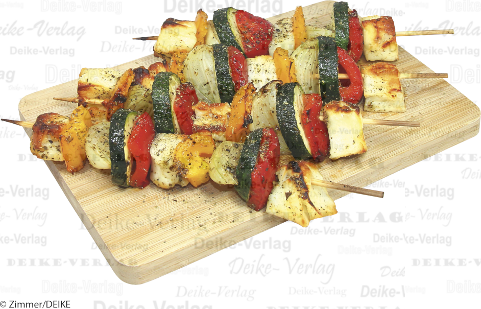 Halloumi-Spieße vom Grill