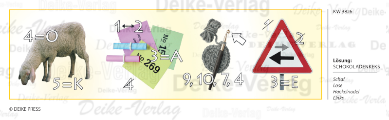 Schokoladenkeks - Rebus KW 3826