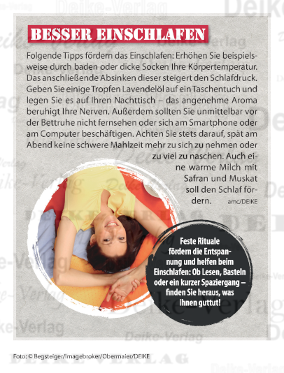 Besser Einschlafen