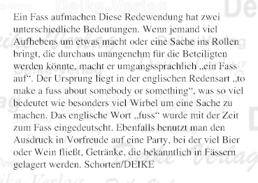 Ein Fass aufmachen