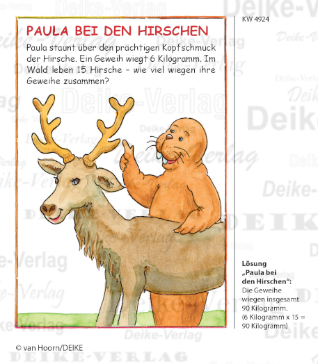 Hirsche - Paula das Walross KW 4924