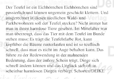 Der Teufel ist ein Eichhörnchen 