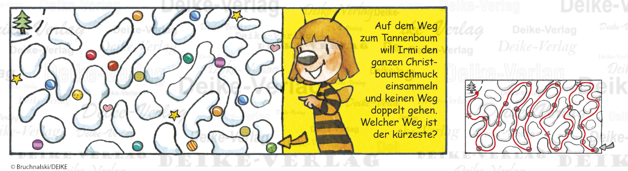 Weihnachtskugeln - Irmi die Rätselbiene KW 5124