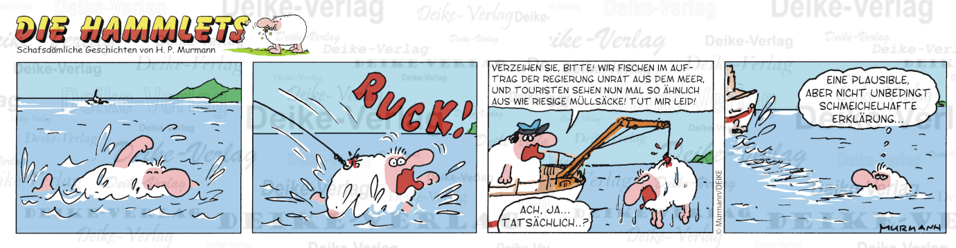 Unrat im Wasser - Hammlets