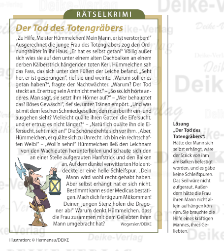 Der Tod des Totengräbers (Hümmelchen)