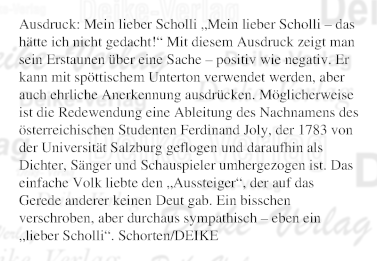 Mein lieber Scholli