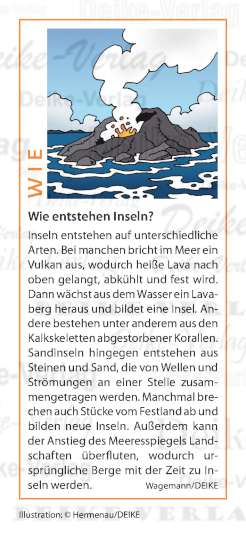Wie entstehen Inseln?
