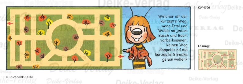 Gassi gehen - Irmi die Rätselbiene KW 4526