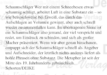Schaumschläger