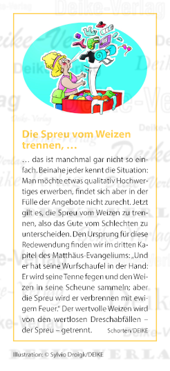 Die Spreu vom Weizen trennen