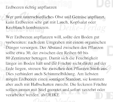 Erdbeeren richtig anpflanzen