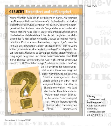 César (Texträtsel) KW 1426