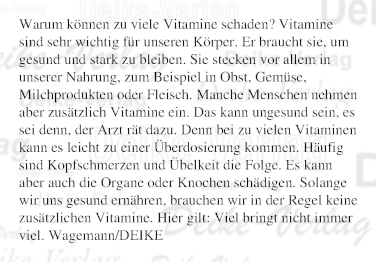 Warum können zu viele Vitamine schaden?