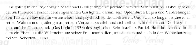 Gaslighting