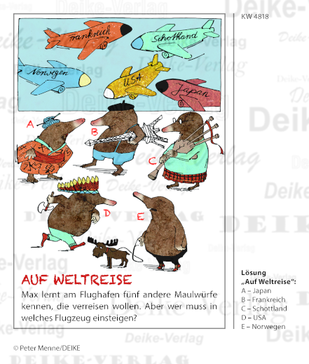 Auf Weltreise - Max der Maulwurf