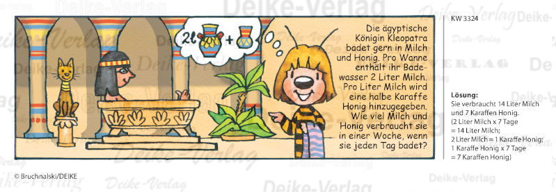 Kleopatra - Irmi die Rätselbiene KW 3324