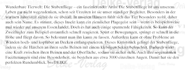 Die Stubenfliege