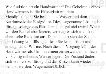 Wie funktioniert ein Handwärmer?
