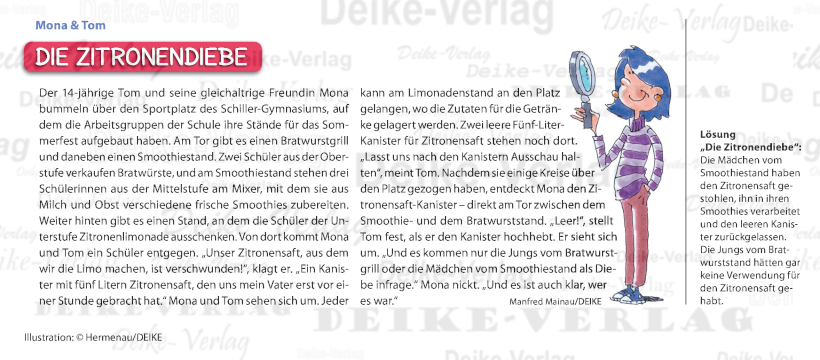 Die Zitronendiebe (Mona und Tom)