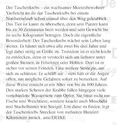 Der Taschenkrebs